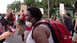 Protesters gather for Black Lives Matter march in Lakeland