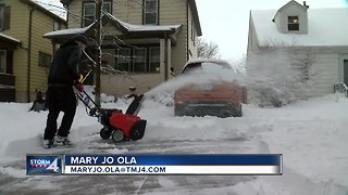 Man gifted snowblower for helping clear sidewalks, driveways