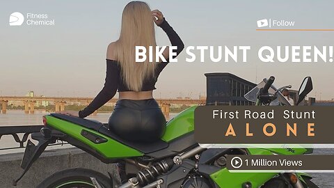 Hot Bike Girl: Sizzling Stunts and Seductive Style!