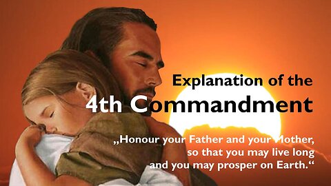 Commandment 4 ❤️ Honor your Father and Mother, so you may have a long and prosperous Life on Earth