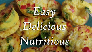Egg Muffins ~ Low Carb, High Protein Breakfast ~ Keto