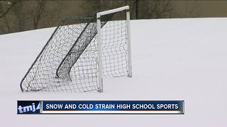 High Schools sports affected by spring snow