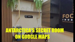 Antarctica's secret room on google maps