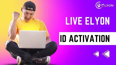 Live ID Activation process Elyon #Elyon #IDActivaion