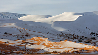 This Is How A Snowy Day In The Sahara Looks Like