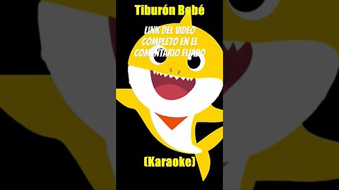 Tiburón Bebé (Karaoke) #shorts #karaoke