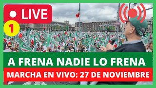 MARCHA FRENA 27 DE NOVIEMBRE EN VIVO: PARA SACAR A LOPEZ #frena #gilbertolozano #27NOVIEMBRE