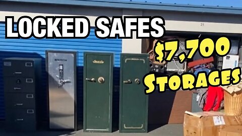 He HOARDER SAFES for 25 years ! Paid $7,700 @StorageStalker