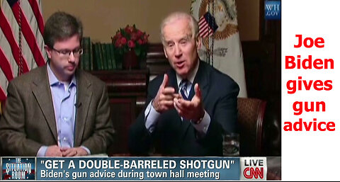 Joe Biden gives gun advice