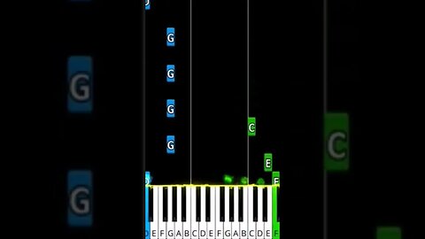 Peppa Pig Theme Piano Tutorial. Medium difficulty. #piano