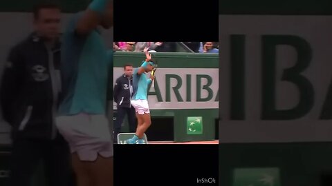 Tennis Rafael Nadal EXCEPTIONAL Shot!! 🤯#tennis #shorts