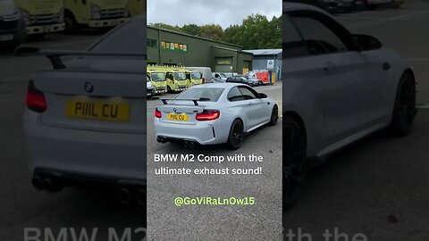 BMW M2 CRAZY LOUD EXHAUST #shorts #viral #viralvideo #bmw #bmwm2 #m2 #loud #exhaust #crazy