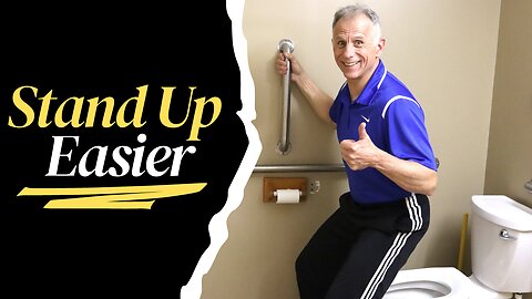 Two SIMPLE Ways To Help You Get Out Of A Low Chair Or Stand From A Low Toilet