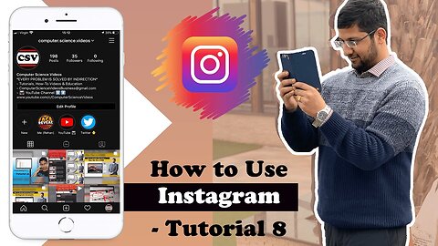How to USE Instagram on iPhone - Record a Video & Post To Instagram | Tutorial 8