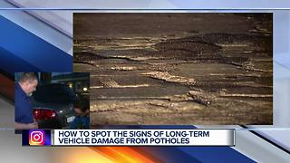 Best ways to find long-term damage on cars from potholes