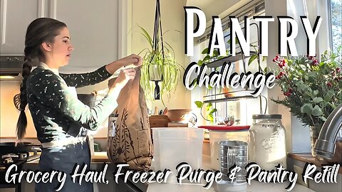 Pantry Challenge Week 1: Grocery Haul, Pantry Restock & Cooking From Scratch #threeriverschallenge