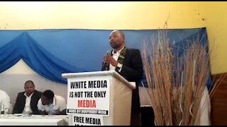 SOUTH AFRICA - Johannesburg - Support for Sekunjalo Independent Media (videos) (CL4)