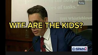 JOSH HAWLEY - WTF ARE THE KIDS?