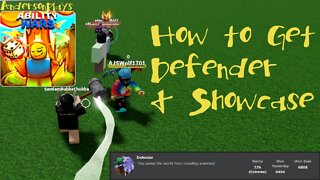 AndersonPlays Roblox [🗡️WAVES] Ability Wars - How To Get Defender And Showcase