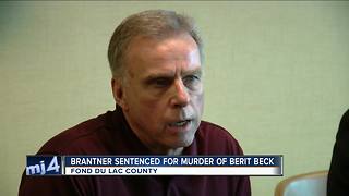 Brantner sentenced for murder of Berit Beck