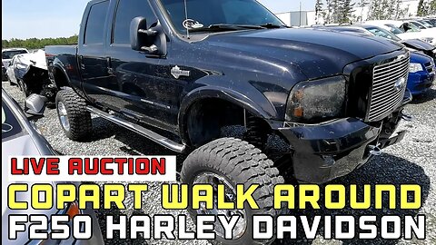 Copart Walk Around Live Auction E350, BMW, Ford F250 Harley Davidson