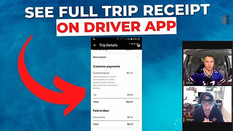 How To Check The Passenger Receipt Right After Trip Ends On Uber Driver App