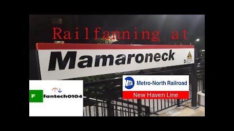 Railfanning at Mamaroneck on the New Haven Line & Amtrak Northeast Corridor