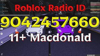 Macdonald Roblox Radio Codes/IDs
