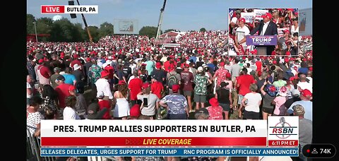 Moment Trump Shot at Rally in Butler PA July 13 2024