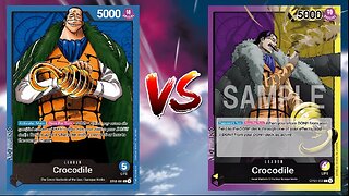 One Piece TCG Sir Crocodile VS Purple Yellow Crocodile!!