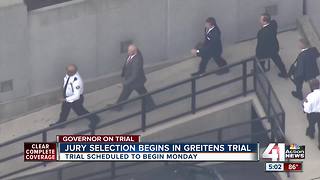 Jury selection underway in Gov. Greitens criminal trial