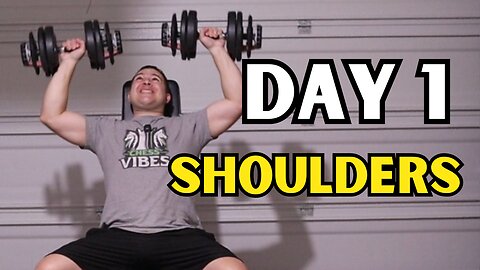 Day 1 - Follow Along SHOULDER Workout For Beginners