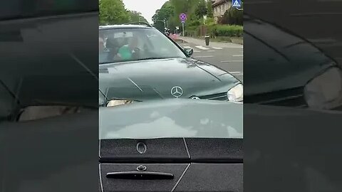 head on collision with idiot driver