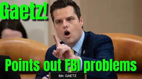 Matt Gaetz RIPS FBI director! Breaking News!