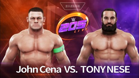 John Cena VS Tony Nese|gaming#gaming #games #gameplay #wwe #john_cena #johncena