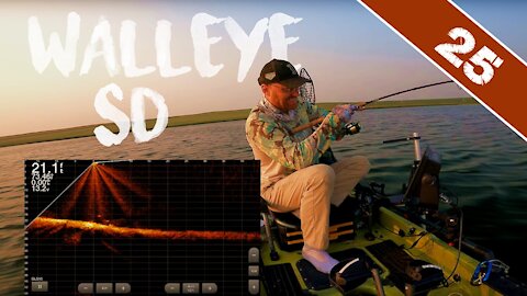 JUST MAPPING LAKES & CATCHING WALLEYE - South Dakota Kayak Only Lake Produces