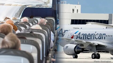 American Airlines passenger 'WEDGED' between 'OBESE people' on flight, asks for 'reparations'