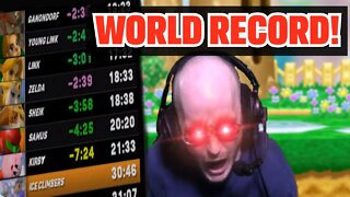 Mew2King's WORLD RECORD Melee iron man Speedrun