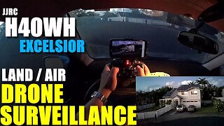 JJRC H40WH Excelsior Land/Air FPV Tank Drone - Full Review - Surveillance From My Car 🙃