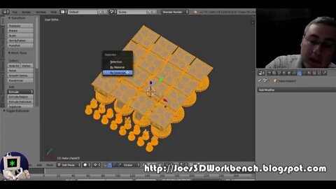 Modeling For 3D Printing - Seperating a multi part mesh