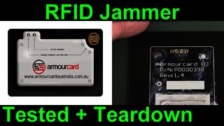 EEVblog #890 - ArmourCard Active RFID Jamming Teardown