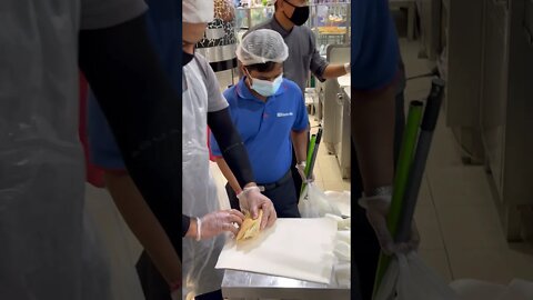 Making Shawarma in Deira Dubai