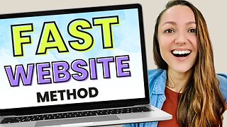 How to save time on your website | Create your website FAST