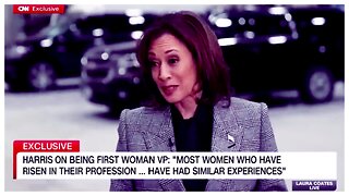 Kamala Harris - "I'm the first woman to become Vice President, and I love my job"