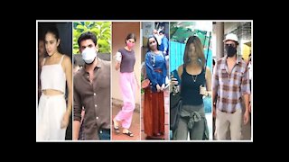 Sara Ali Khan, Aditya Roy Kapur, Shraddha Kapoor, Vicky Kaushal & Khushi Kapoor Spotted In Town