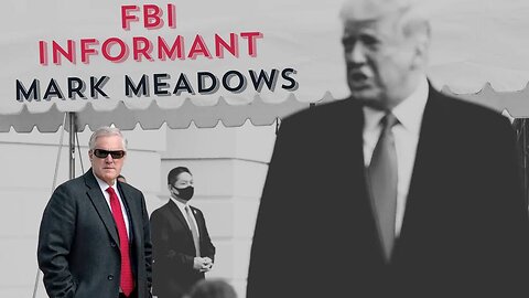 Shock Report Mark Meadows WORE A WIRE For FBI While Trump’s Chief Of Staff