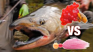 Salmon Fishing Challenge! (BAIT VS JIG)