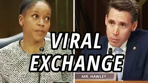 Senator Hawley viral exchange with Briahna Joy Gray over 'people with a capacity for pregnancy'