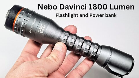 Nebo Davinci 1800 Lumen Flashlight and Power Bank