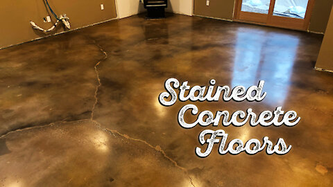 😍 Stained Concrete Floors